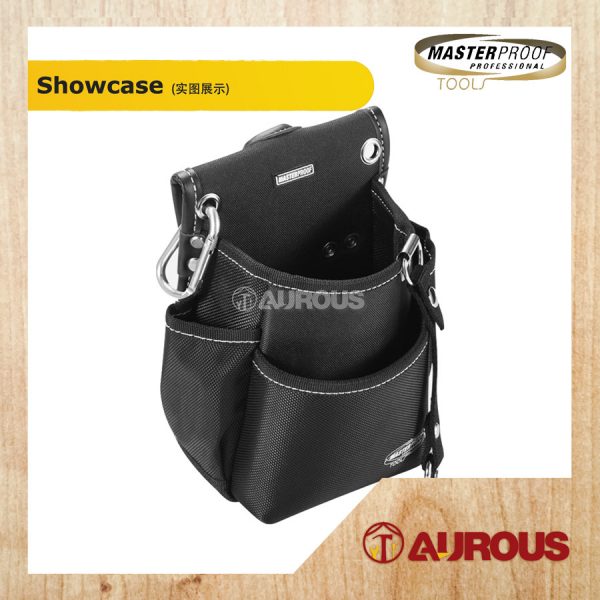 MASTERPROOF HEAVY DUTY WAIST TOOL POUCH BAG WATER & TEAR RESISTANT (3005) - Image 3
