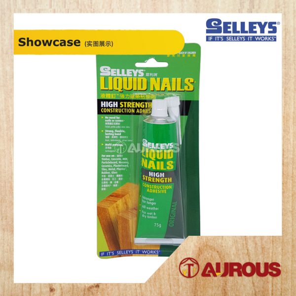 SELLEYS LIQUID NAILS HIGH STRENGTH CONSTRUCTION ADHESIVE 75G - Image 2