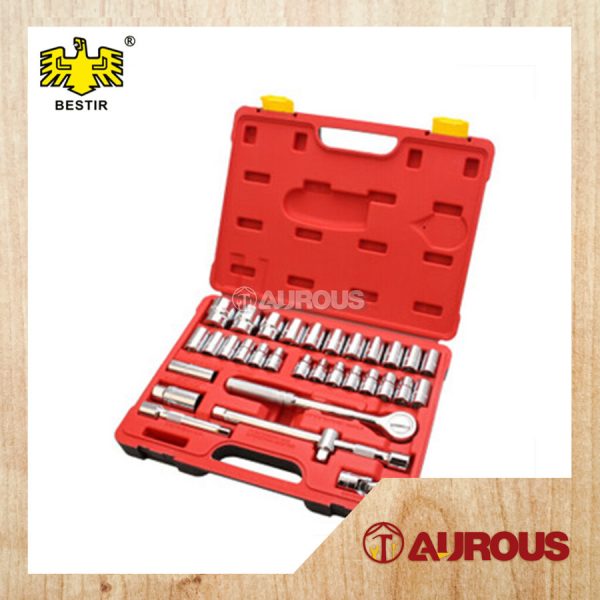 BESTIR CHROME 6PT SPANNER SOCKET 32PCS/SET 91321