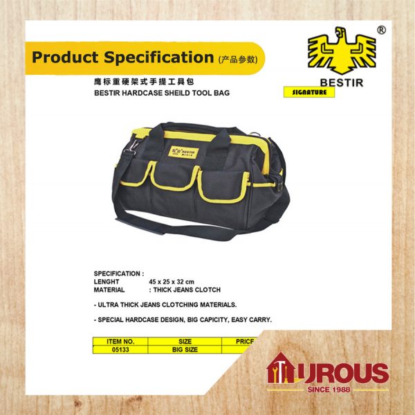 BESTIR H/D TOOL / CONTRACTOR BAG 05133 (BIG 45 X 25 X 32 CM) - Image 6