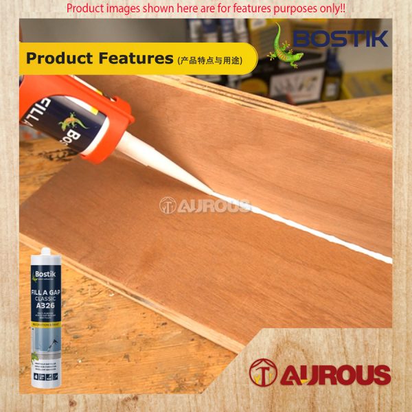 BOSTIK FILL A GAP CLASSIC SILICONE HIGH BOND STRENGTH CAN BE OVERPAINTED WITH ACRYLIC PAINT A326 - WHITE 450G - Image 6
