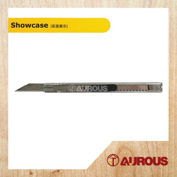 9MM BLADE UTILITY METAL BLADE CUTTING KNIFE / PAPER CUTTER / SNAP OFF BLADE KNIFE (NORMAL/SHARP) - Image 3