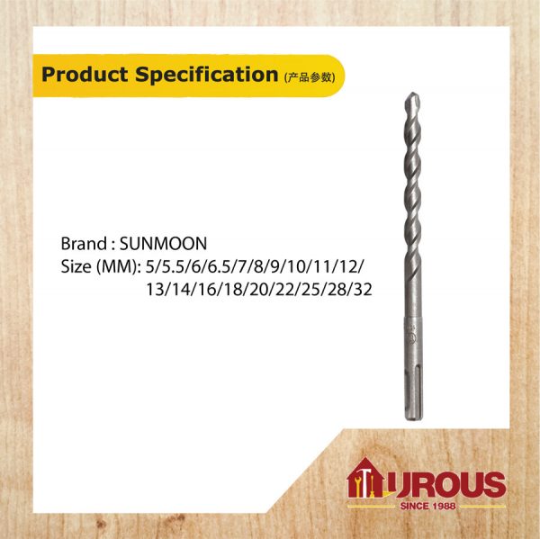 SUNMOON SDS CONCRETE DRILL BIT(25/28/32mm) - Image 6