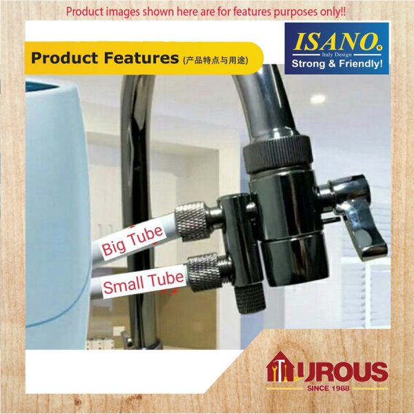 ISANO TWO WAY DIVERTER 1622FD / 1644FD ( 1/4'' , 3/8'' ) - USE FOR WATER FILTER - Image 8