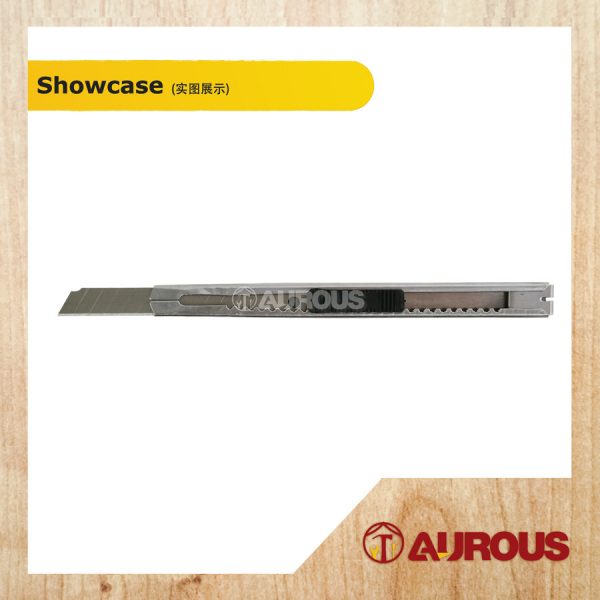 9MM BLADE UTILITY METAL BLADE CUTTING KNIFE / PAPER CUTTER / SNAP OFF BLADE KNIFE (NORMAL/SHARP) - Image 2