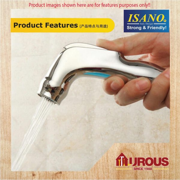 ISANO ECO ABS HAND BIDET HEAD ONLY 8660BH (ABS CHROME) - Image 6