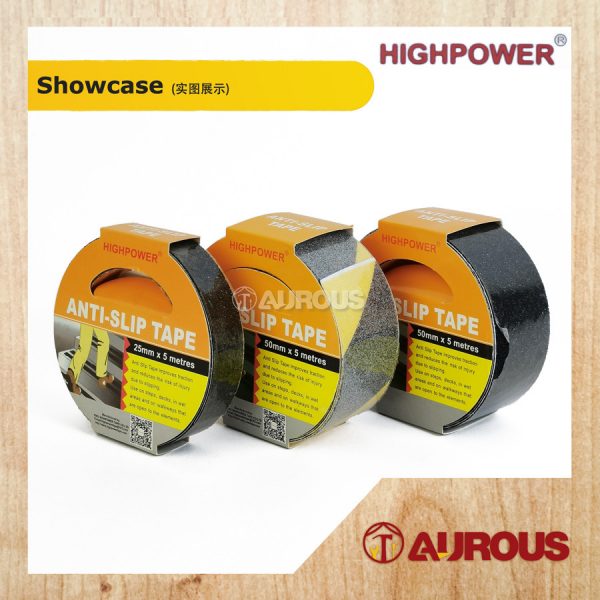 HIGHPOWER SELF ADHESIVE ANTI SLIP FLOOR SAFETY TAPE STICKERS 5 METER - Image 2