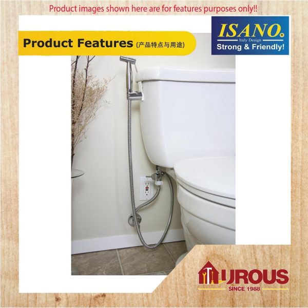 ISANO ECO TRIANGLE ANGLE VALVE C/W BIDET HOLDER 8000AH - Image 7