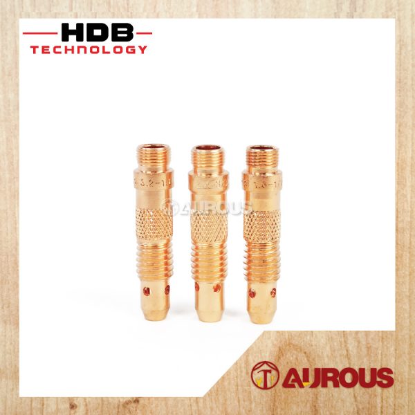HDB TECHNOLOGY TIG COLLET BODY NOZZLE TORCHES TIG WP-17/18/26 (COPPER)