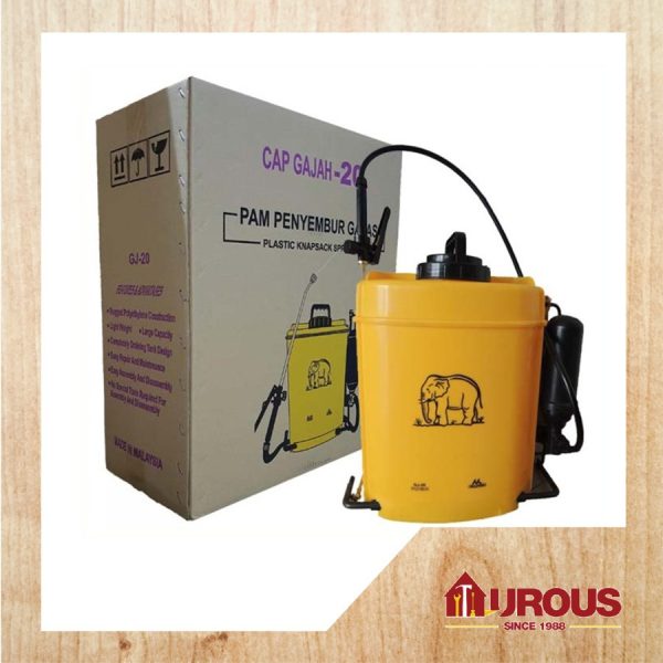 ELEPHANT PLASTIC KNAPSACK SPRAYER GJ-16 16L /  GJ-20 20L (PVC CHEMICAL PUMP SPRAY)