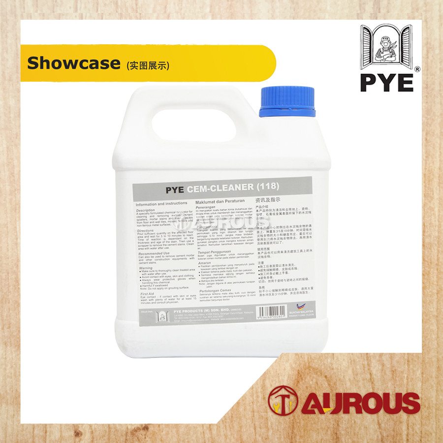 PYE CEM-CLEANER CEMENT STAIN REMOVER (118) - Image 4