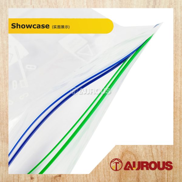 KITCHENWARE FOOD STORAGE BAG REUSABLE PACKAGING FOOD GRADE DOUBLE ZIP LOCK BAG (S/M/L) - Image 3