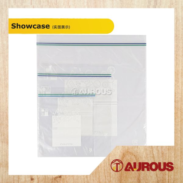 KITCHENWARE FOOD STORAGE BAG REUSABLE PACKAGING FOOD GRADE DOUBLE ZIP LOCK BAG (S/M/L) - Image 2
