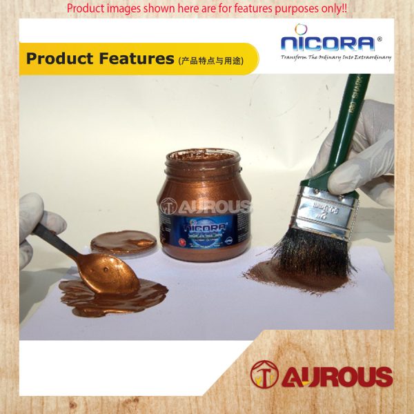 NICORA SIESON WATER BORNE DECORATIVE PAINT FOR INTERIOR & EXTERIOR 250G (S-35 to S-48) - Image 3