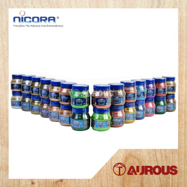 NICORA SIESON WATER BORNE DECORATIVE PAINT FOR INTERIOR & EXTERIOR 250G (S-35 to S-48)