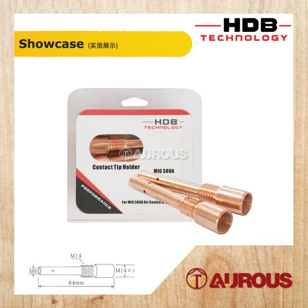 HDB TECHNOLOGY MIG COPPER/BRASS CONTACT TIP HOLDER FOR MIG AIR COOLED WELDING TORCH - (1 PIECE) - Image 6