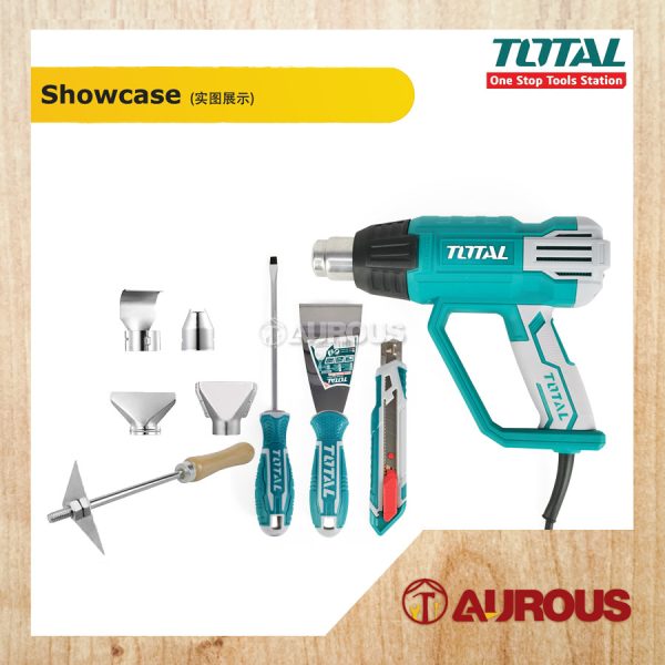 TOTAL HEAT GUN / HOT AIR GUN TB20062 2000W WITH LCD DISPLAY - Image 6
