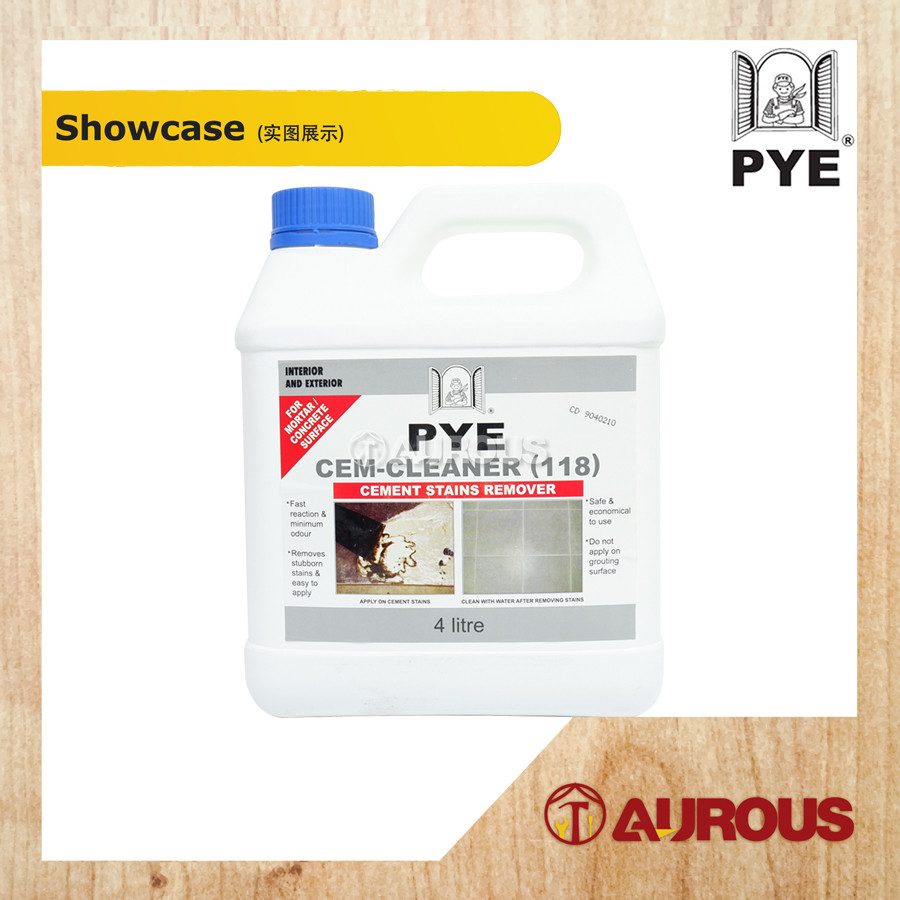 PYE CEM-CLEANER CEMENT STAIN REMOVER (118) - Image 3