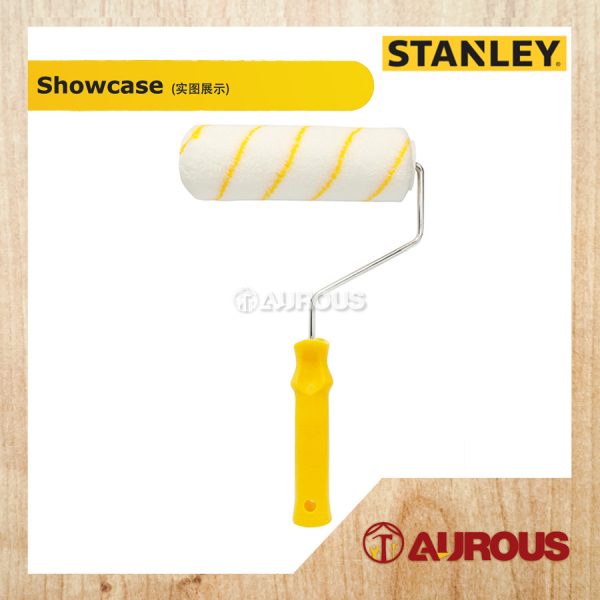 STANLEY CAGE PAINT ROLLER FRAME WITH 11MM PILE ROLLER REFILL 7''/175MM (1-29-494) - Image 2