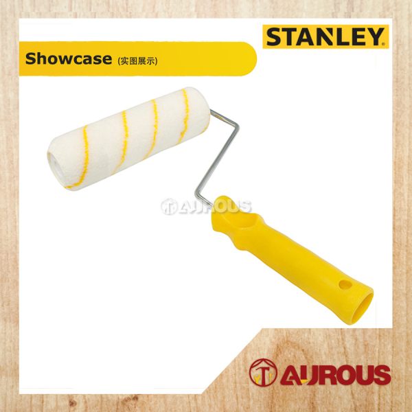 STANLEY CAGE PAINT ROLLER FRAME WITH 11MM PILE ROLLER REFILL 7''/175MM (1-29-494) - Image 4
