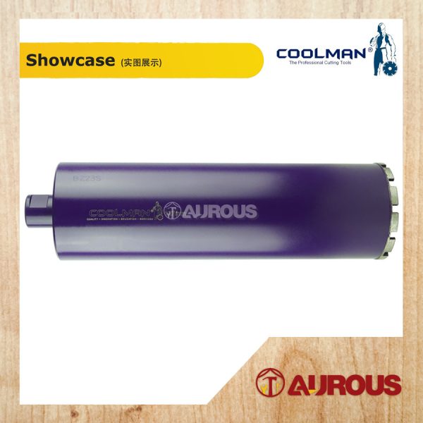 COOLMAN®️ 5" DIAMOND CORE BIT CBP ECOSMART A-ROP THREAD 127MM X 450MM (CBP-127) - Image 2