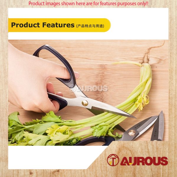 QUAN POWERFUL STAINLESS STEEL SCISSOR KITCHEN MULTIPURPOSE SCISSOR GUNTING (QSS-160 , QSS-195) - Image 6
