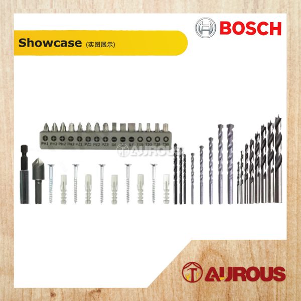BOSCH 73PCS HAND TOOLS ACCESSORIES DIY STARTER KIT WITH CARRYING STORAGE BOX SET (2607011660) - Image 3