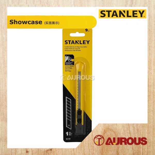 STANLEY BASIC SNAP OFF CUTTER 9MM (10-131) - Image 5