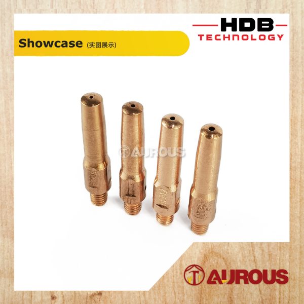 HDB TECHNOLOGY WELDING MB CONTACT TIP MIG 200A/350A/500A M6x45 DIA.8.8MM (0.8MM/1.0MM/1.2MM/1.6MM) - Image 2