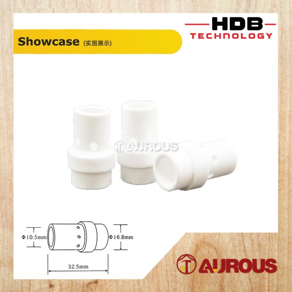 HDB TECHNOLOGY WELDING MIG CERAMIC GAS DIFFUSER (1 PIECE) - Image 3