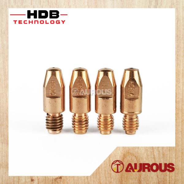 HDB TECHNOLOGY WELDING MB CONTACT TIP MIG 26KD/36KD/40KD/501D M8x30 DIA.10MM (0.8MM/1.0MM/1.2MM/1.6MM)