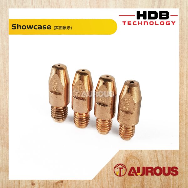 HDB TECHNOLOGY WELDING MB CONTACT TIP MIG 26KD/36KD/40KD/501D M8x30 DIA.10MM (0.8MM/1.0MM/1.2MM/1.6MM) - Image 2