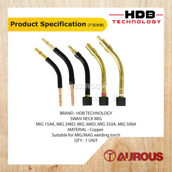 HDB TECHNOLOGY MIG WELDING SWAN NECK - 1 PIECE - Image 6