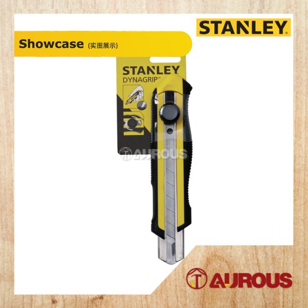 STANLEY QUICK POINT DYNA GRIP SNAP OFF BLADE KNIFE 25MM STHT10425-8 - Image 2