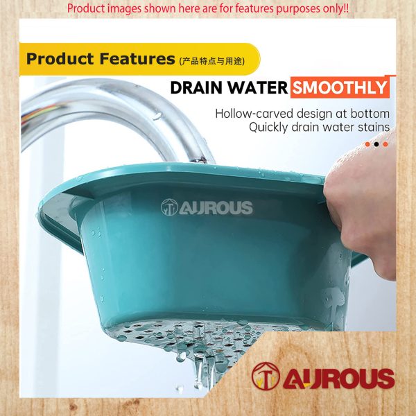 MULTIFUNCTION SWAN SHAPE KITCHEN SINK DRAIN HANGER STORAGE BASKET SINK STAINER - Image 8