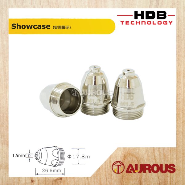 HDB TECHNOLOGY WELDING PLASMA CUTTING TORCH AIR NOZZLE / CUTTING TIP (1 PIECE) - Image 6