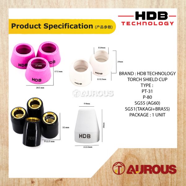 HDB TECHNOLOGY WELDING CUTTING TORCH SHIELD CUP (1 PIECE) - Image 6