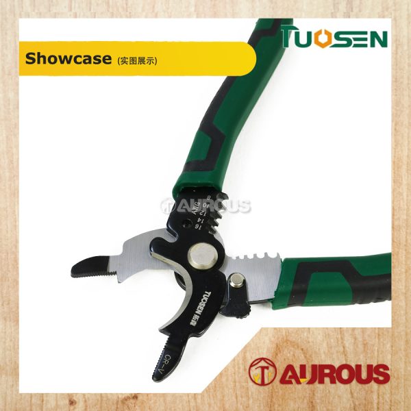 TUOSEN MULTIFUNCTIONAL WIRE STRIPPER PLIER 8''/200MM (11413) - Image 4