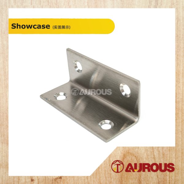STAINLESS STEEL L CORNER ANGLE CORNER FURNITURE BRACKET (S/M/L) - Image 4