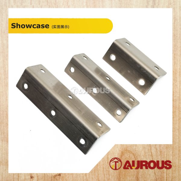 STAINLESS STEEL L CORNER ANGLE CORNER FURNITURE BRACKET (S/M/L) - Image 3