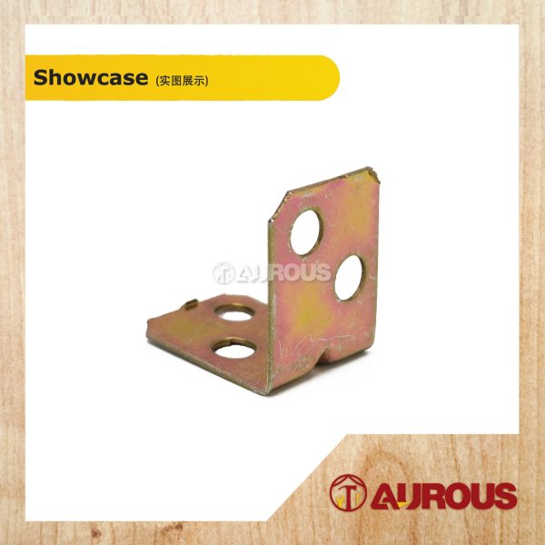 RAINBOW ZINC PLATED MINI FURNITURE ANGLE BRACKET / L BRACKET / CORNER JOINT (22 x 22 x 16MM) - Image 3