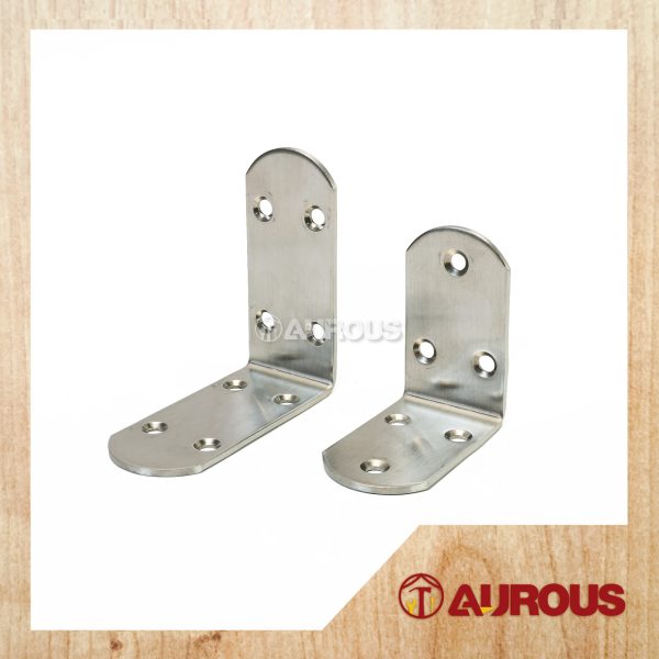 STAINLESS STEEL L CORNER ANGLE CORNER FURNITURE BRACKET (M=65x65x3MM /L=85x85x3MM)