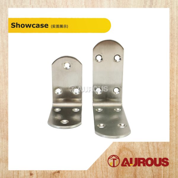 STAINLESS STEEL L CORNER ANGLE CORNER FURNITURE BRACKET (M=65x65x3MM /L=85x85x3MM) - Image 3