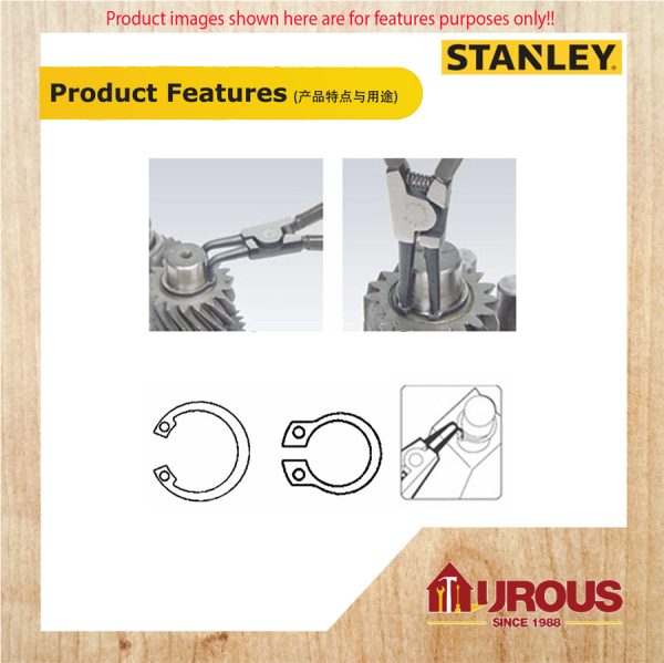 Stanley Bent External / Internal Circlip Plier 84-272 84-274 - Image 7