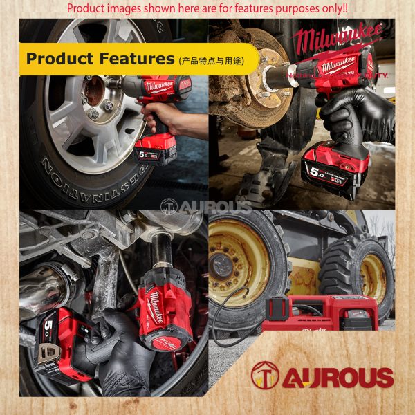 MILWAUKEE AUTOMOTIVE SOLUTIONS M18 TRANSPORTATION COMBO(M18 FHIWF12-502X+M18 FMTIW2F12-0X0+M18 FIW212-0X0+M18 BI-0+49-66-7013) - Image 8