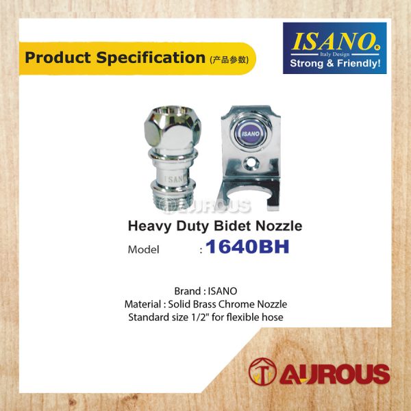 ISANO HEAVY DUTY BIDET NOZZLE (1640BH) - Image 3