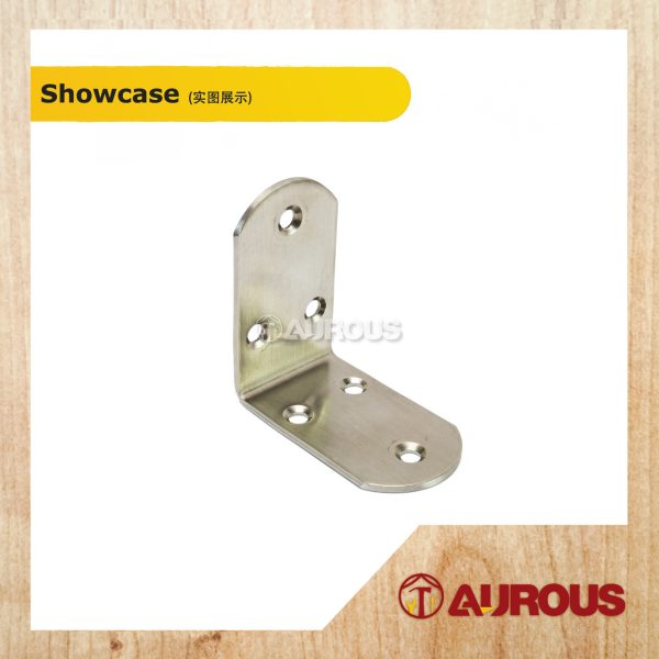 STAINLESS STEEL L CORNER ANGLE CORNER FURNITURE BRACKET (M=65x65x3MM /L=85x85x3MM) - Image 4