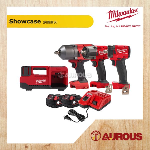 MILWAUKEE AUTOMOTIVE SOLUTIONS M18 TRANSPORTATION COMBO(M18 FHIWF12-502X+M18 FMTIW2F12-0X0+M18 FIW212-0X0+M18 BI-0+49-66-7013) - Image 2