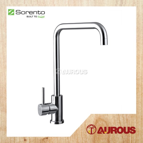 SORENTO STAINLESS STEEL 304 PILLAR MOUNTED KITCHEN COLD TAP SINK WATER TAP (SRTKT38SS)
