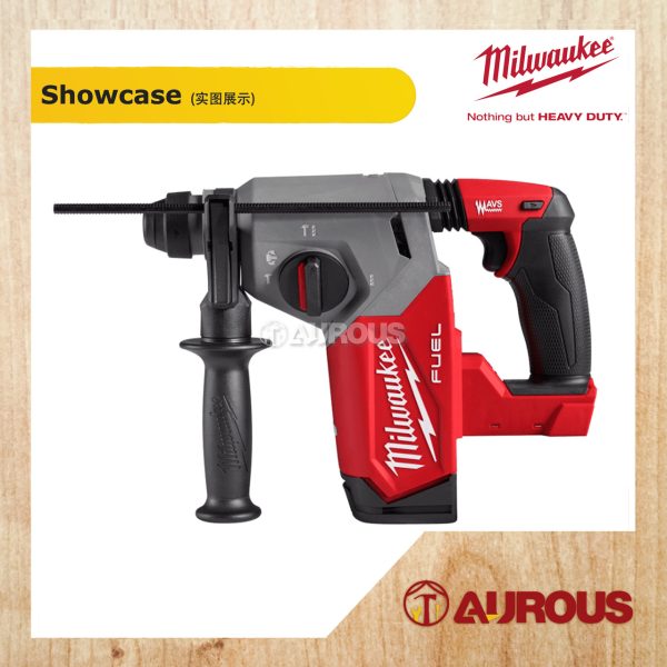 MILWAUKEE GEN II FUEL 3 IN 1 26MM SDS-PLUS ROTARY HAMMER W/FIXTEC M18 FHX-0X0 (BARE TOOL) - Image 2